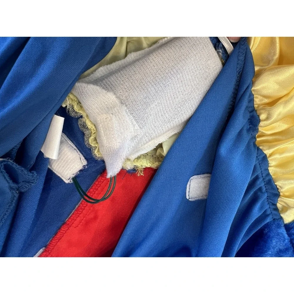 Disney Snow White Gown Princess size 8 girls Dress Halloween Costume ReAd Lights